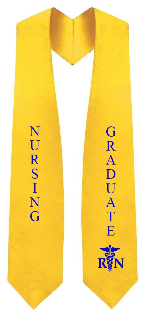 graduation stole nursing|graduation gowns for nursing college.